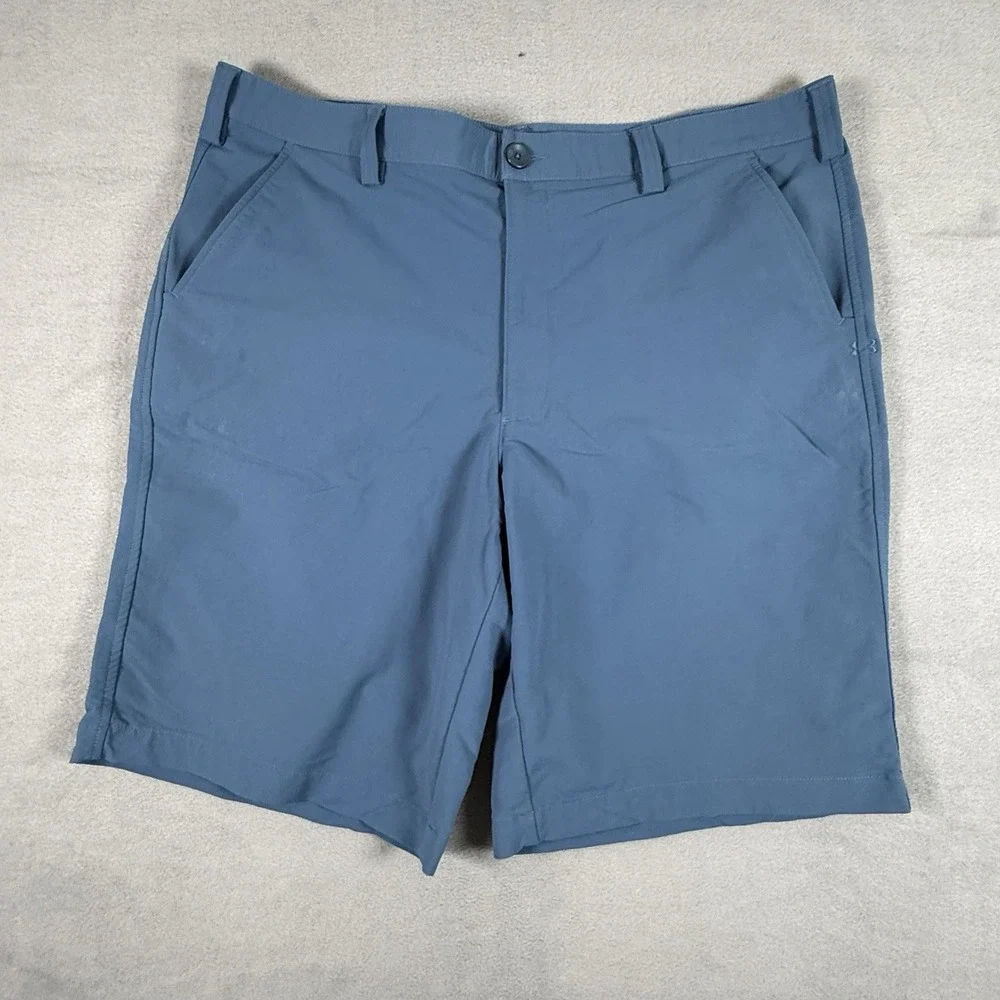 Under Armour Men's Blue‎ Polyester Tech Shorts - 40